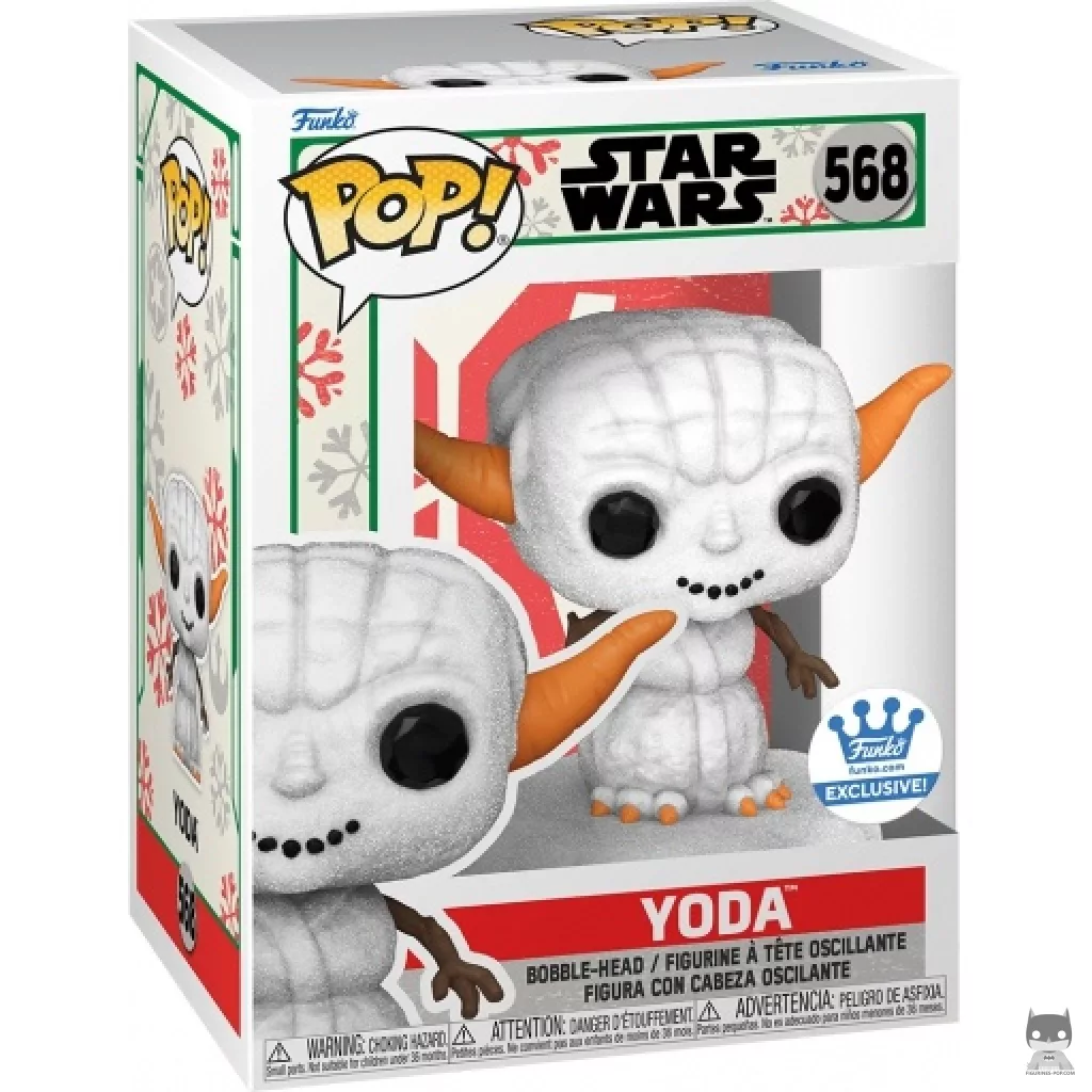 Figurine Funko POP Yoda Bonhomme de neige avec boîte