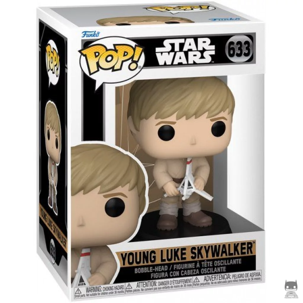 Figurine Funko POP Luke Skywalker Jeune avec boîte