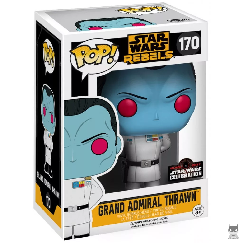 Figurine Funko POP Grand Amiral Thrawn avec boîte