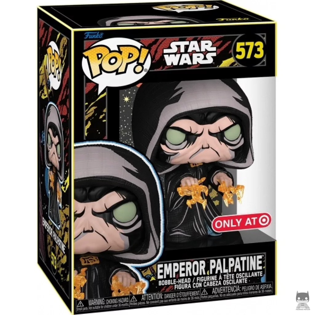 Figurine Funko POP Empereur Palpatine avec boîte