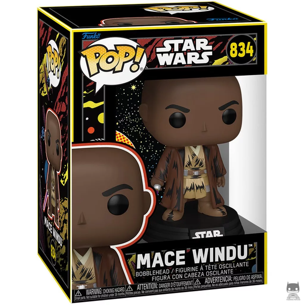 Figurine Funko POP Mace Windu avec boîte