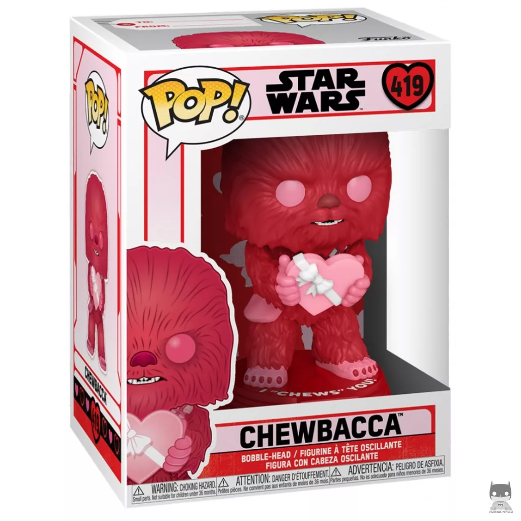 Figurine Funko POP Chewbacca (Rose) avec boîte