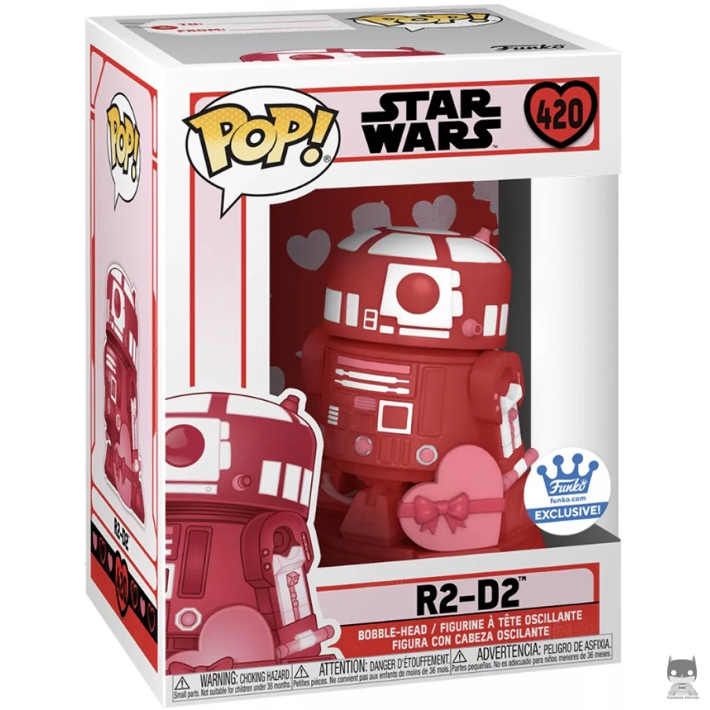 Figurine Funko POP R2-D2 (Rose) avec boîte