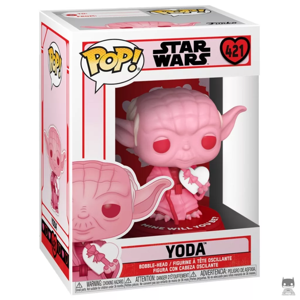 Figurine Funko POP Yoda (Rose) avec boîte