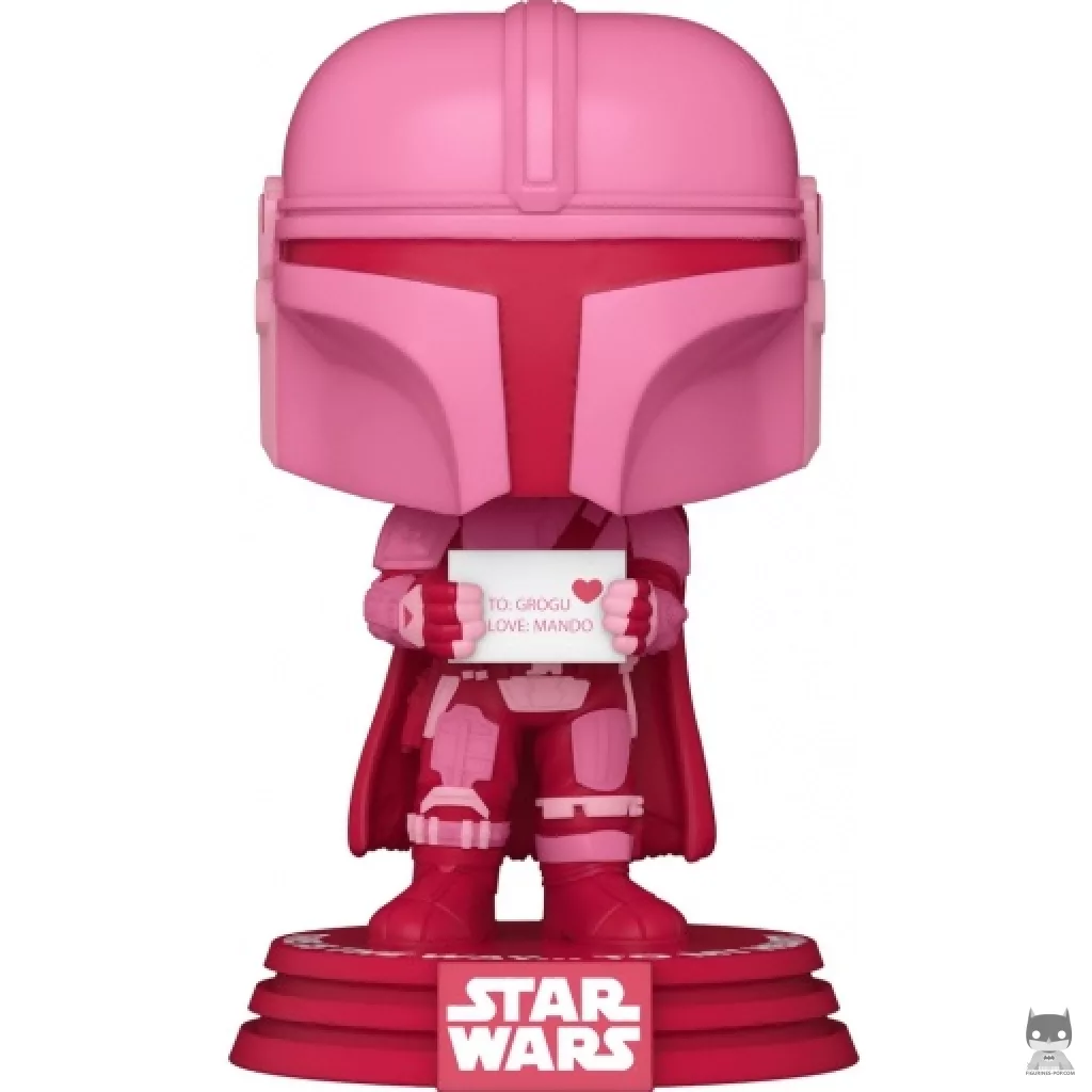 Figurine Funko POP Le Mandalorien (Rose) (Star Wars (Saint Valentin))