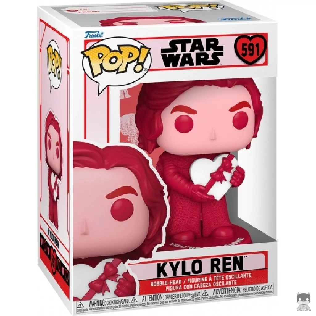 Figurine Funko POP Kylo Ren (Rose) avec boîte