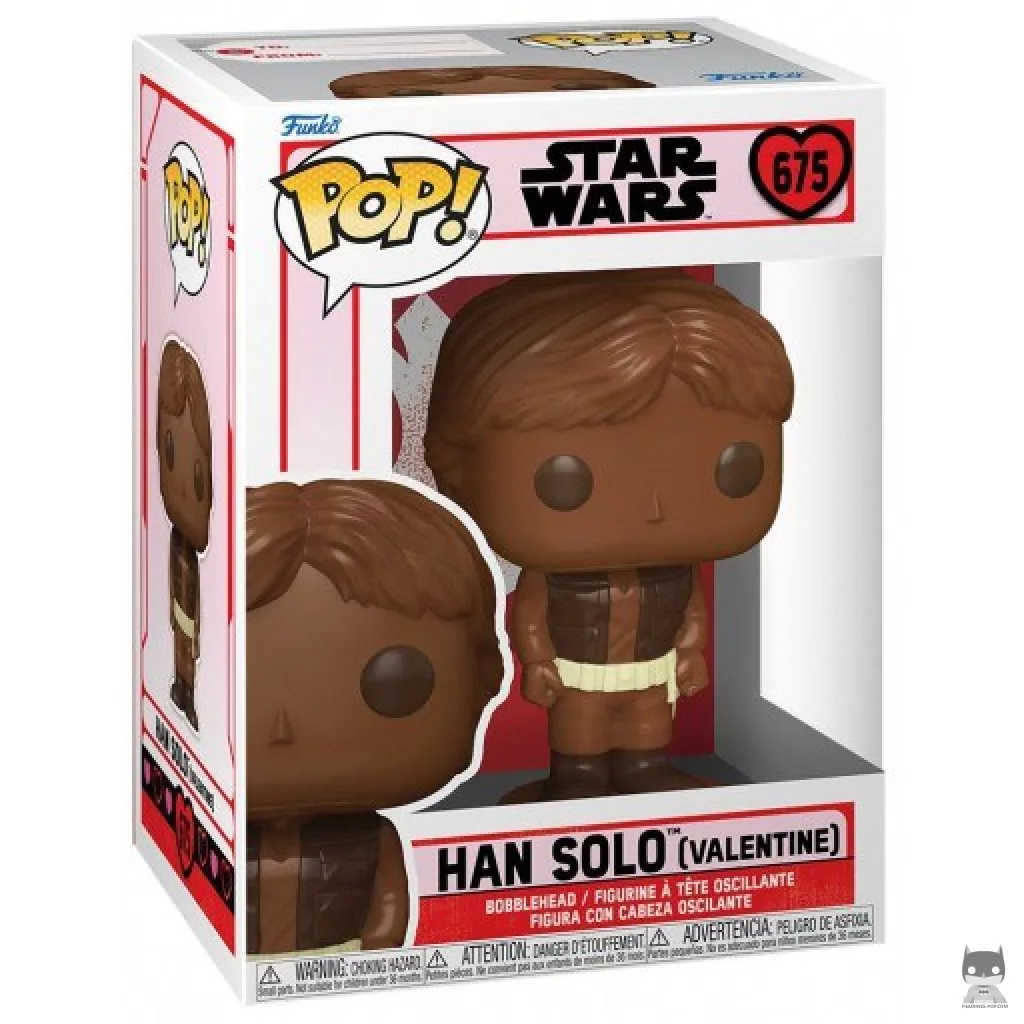 Figurine Funko POP Han Solo (Chocolat) avec boîte