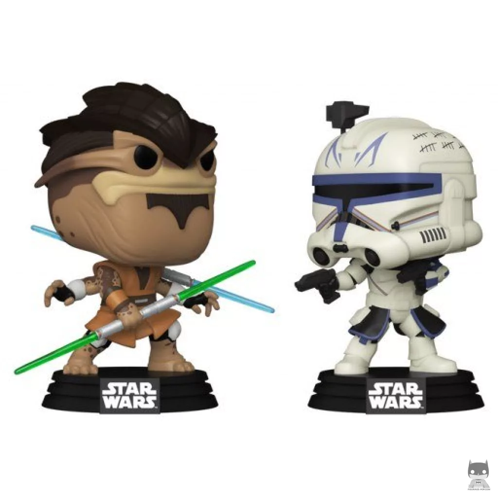 Figurine Funko POP Pong Krell vs Captain Rex (Star Wars : The Clone Wars)