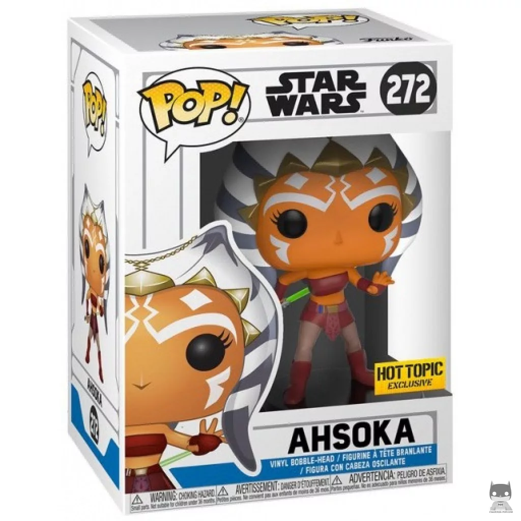Figurine Funko POP Ahsoka Tano avec boîte