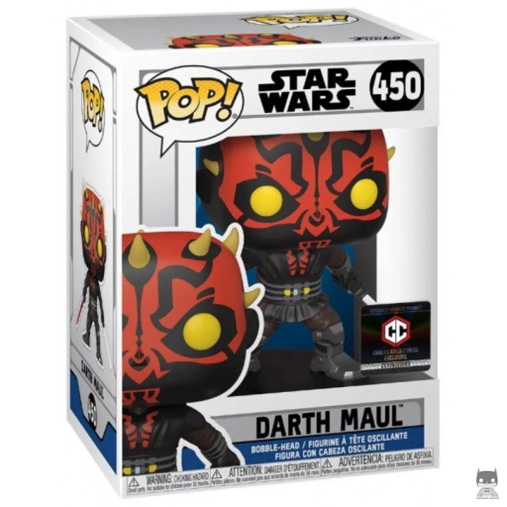 Figurine Funko POP Dark Maul avec Darksaber avec boîte