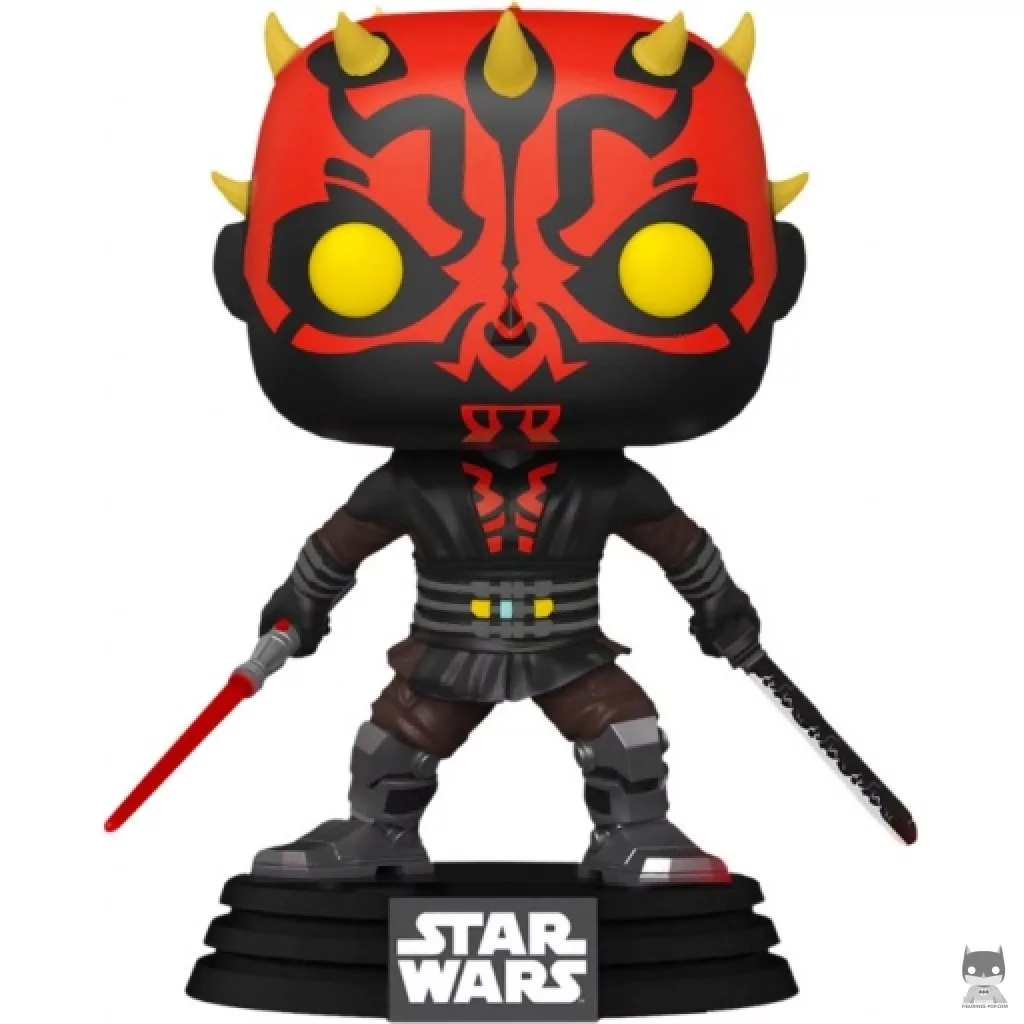 Figurine Funko POP Dark Maul avec Darksaber (Star Wars : The Clone Wars)