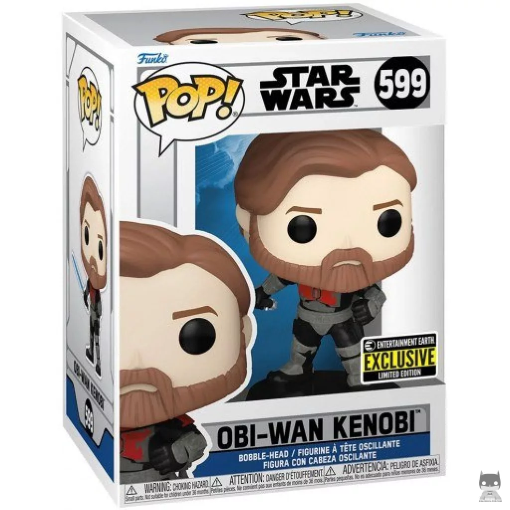 Figurine Funko POP Obi-Wan Kenobi (Armure Mandalorien) avec boîte