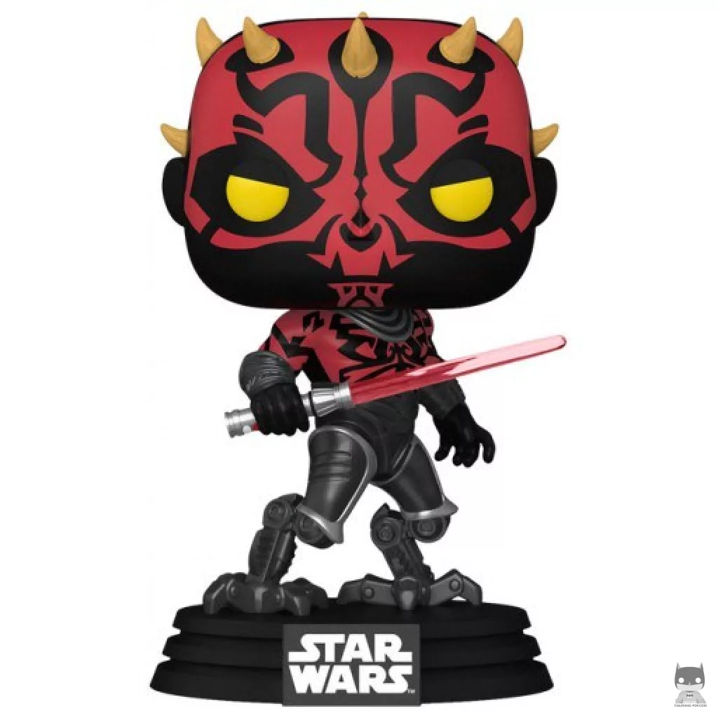 Figurine Funko POP Dark Maul avec des Jambes Cybernétiques (Star Wars : The Clone Wars)