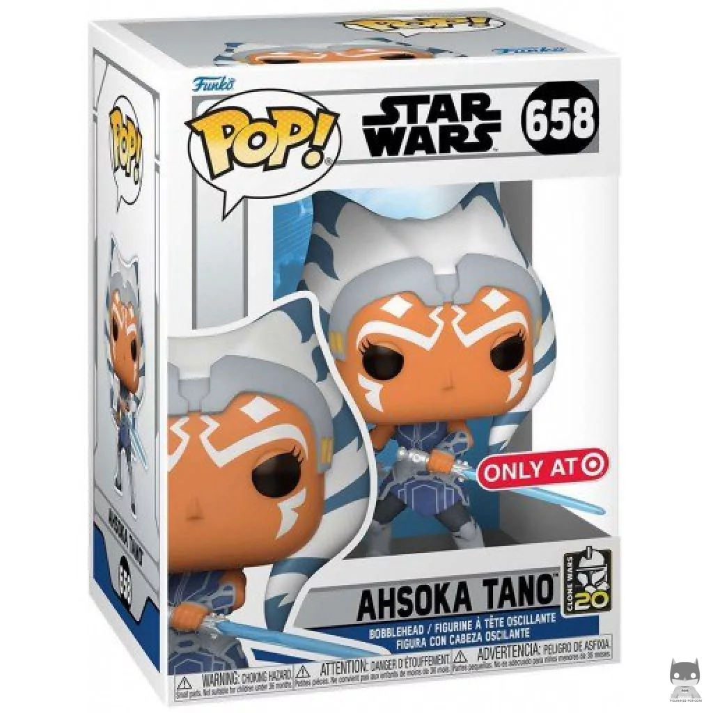 Figurine Funko POP Ahsoka Tano avec boîte