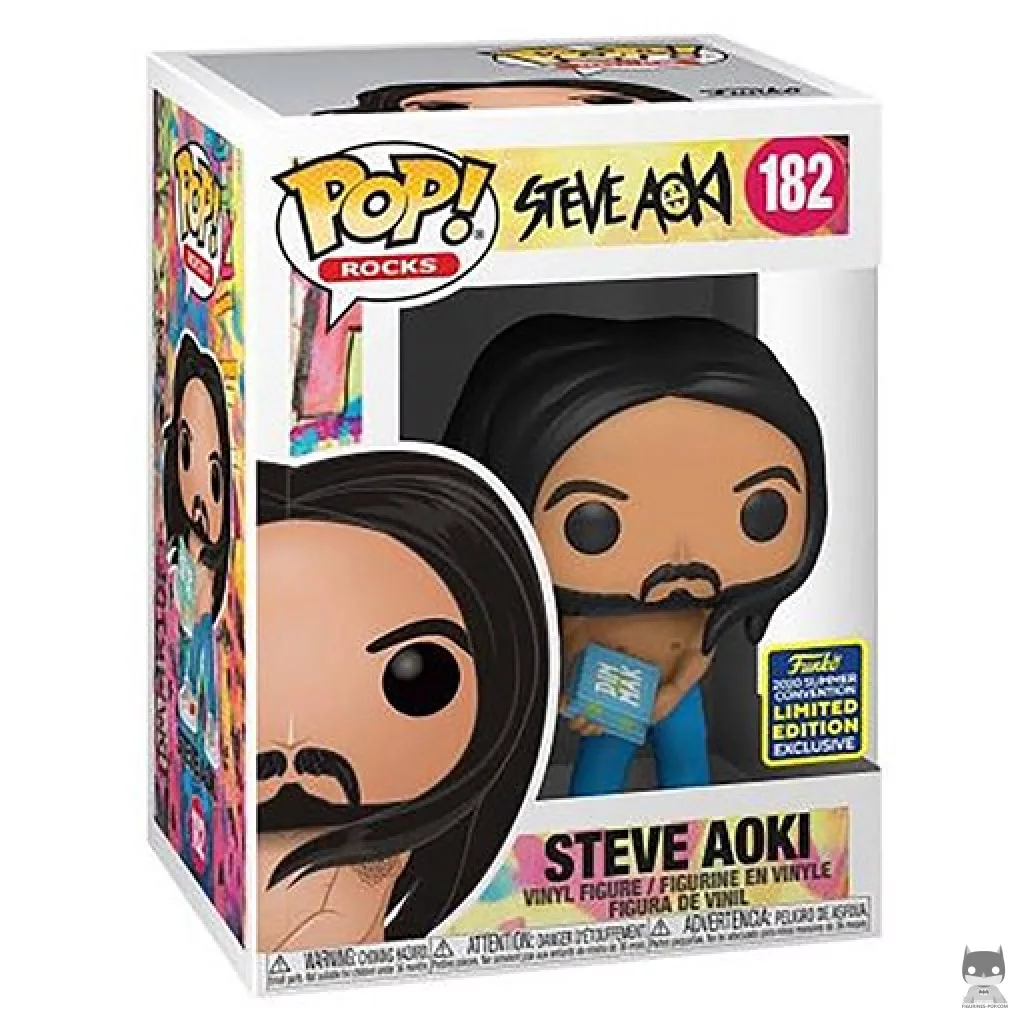 Figurine Funko POP Steve Aoki avec boîte