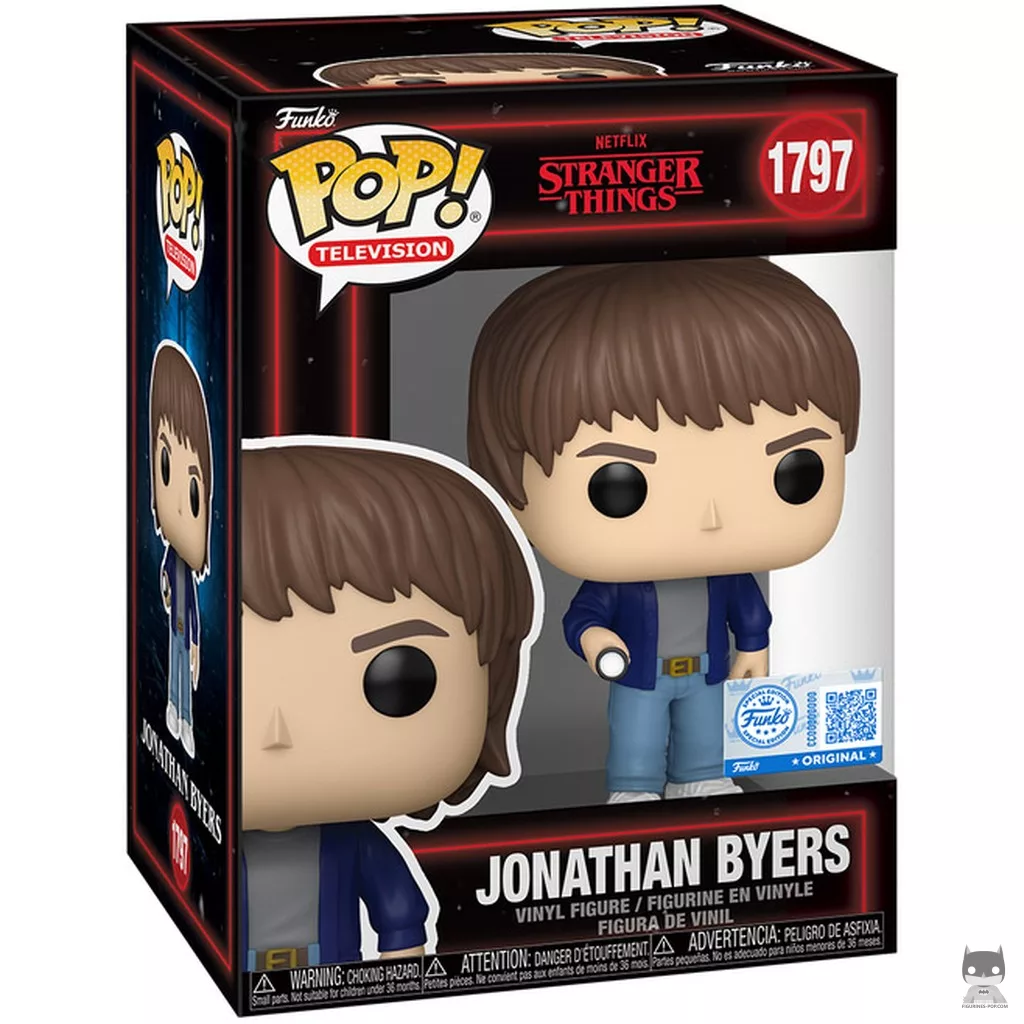 Figurine Funko POP Jonathan Byers avec boîte