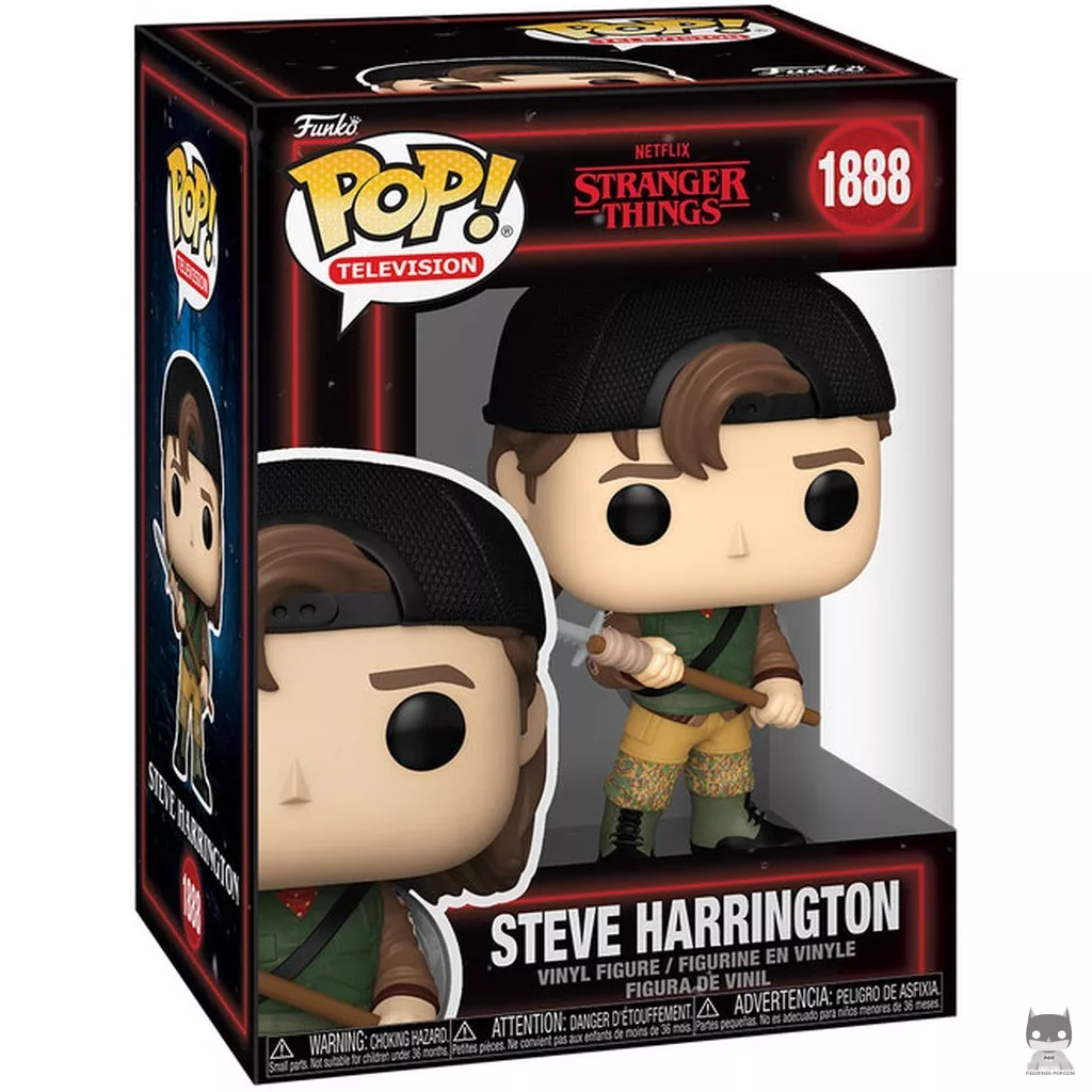 Figurine Funko POP Steve Harrington avec Lance avec boîte