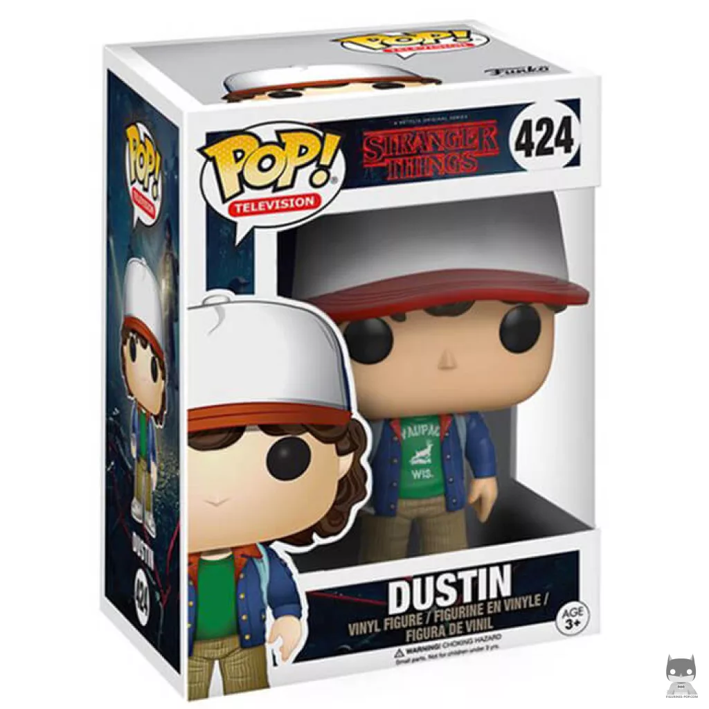 Figurine Funko POP Dustin Henderson avec la boussole avec boîte