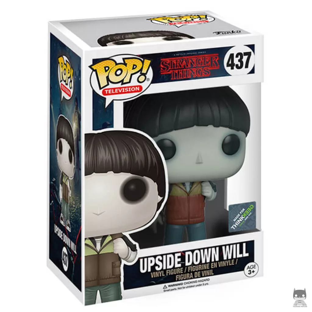 Figurine Funko POP Will Byers à l'envers avec boîte