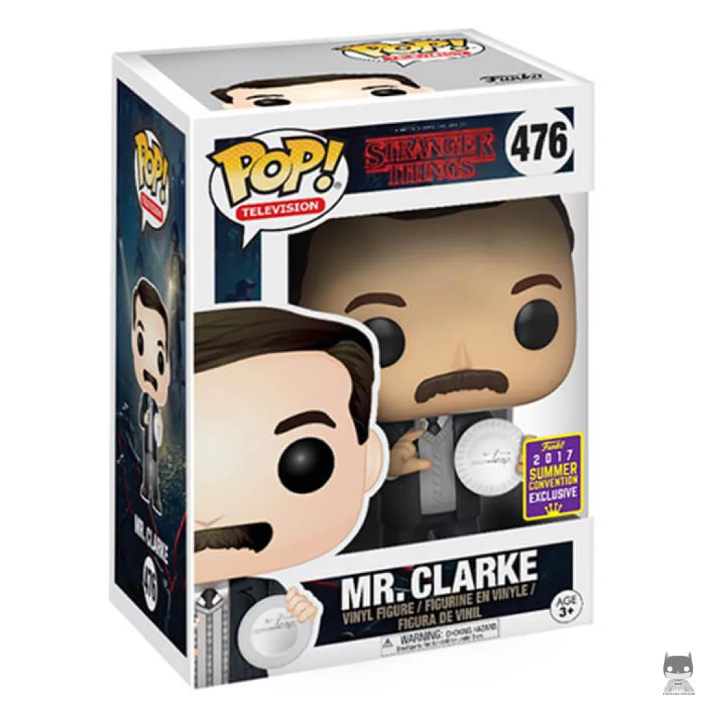 Figurine Funko POP Mr. Clarke avec boîte
