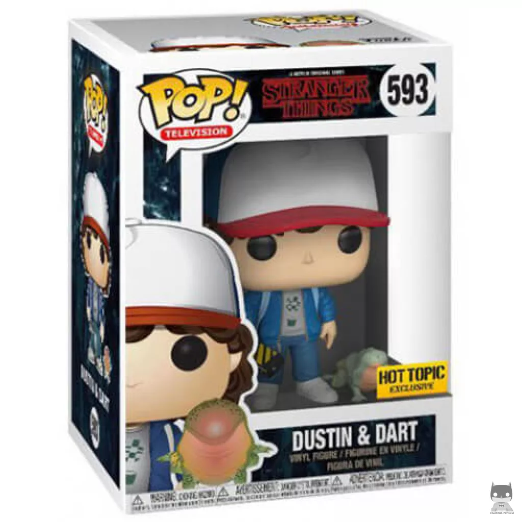 Figurine Funko POP Dustin et Dart avec boîte