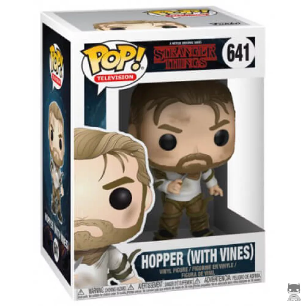 Figurine Funko POP Hopper entouré de vignes avec boîte