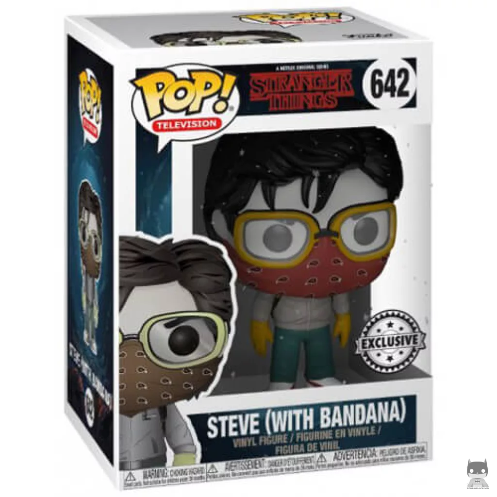 Figurine Funko POP Steve avec bandana avec boîte