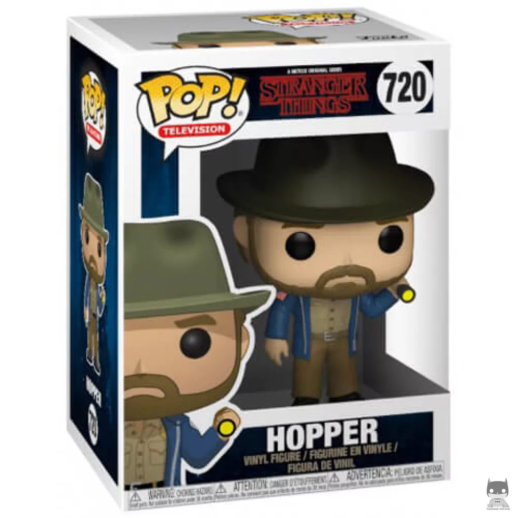 Figurine Funko POP Hopper avec sa lampe torche avec boîte