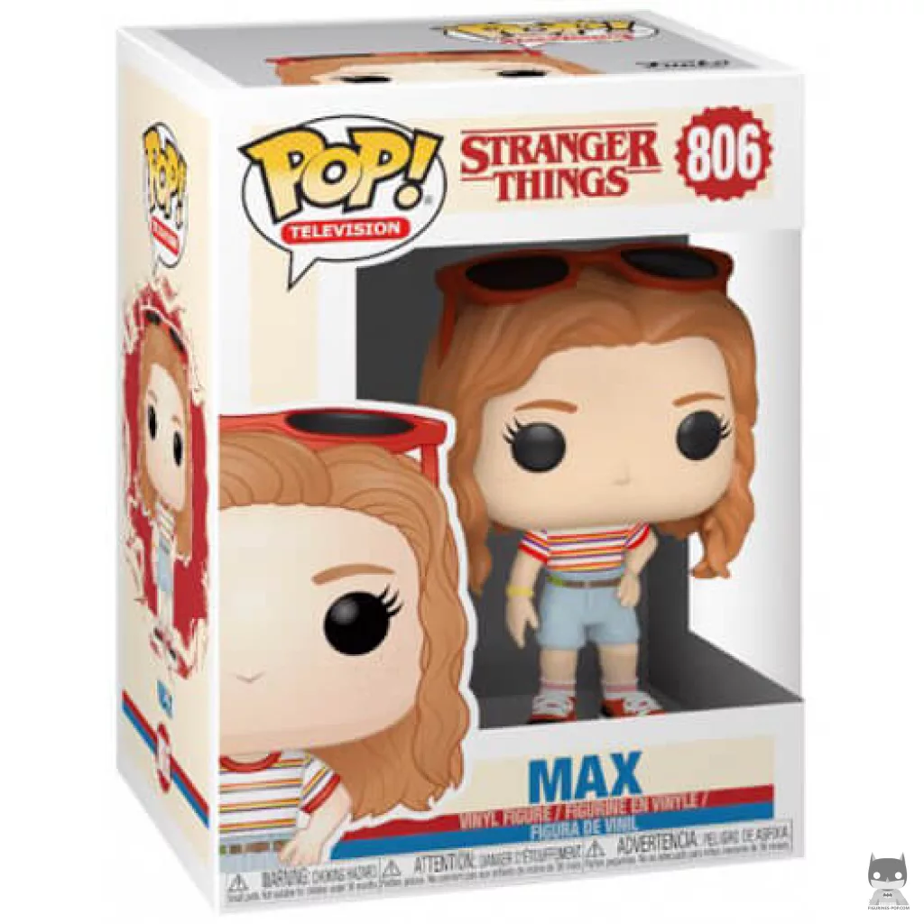 Figurine Funko POP Max en tenue de shopping avec boîte