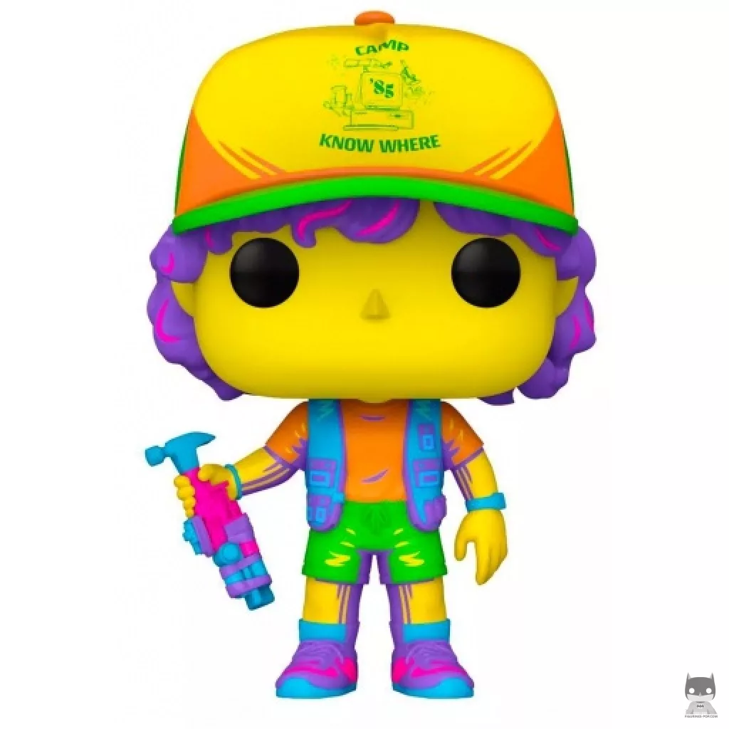Figurine Funko POP Dustin avec gilet (Blacklight) (Stranger Things)
