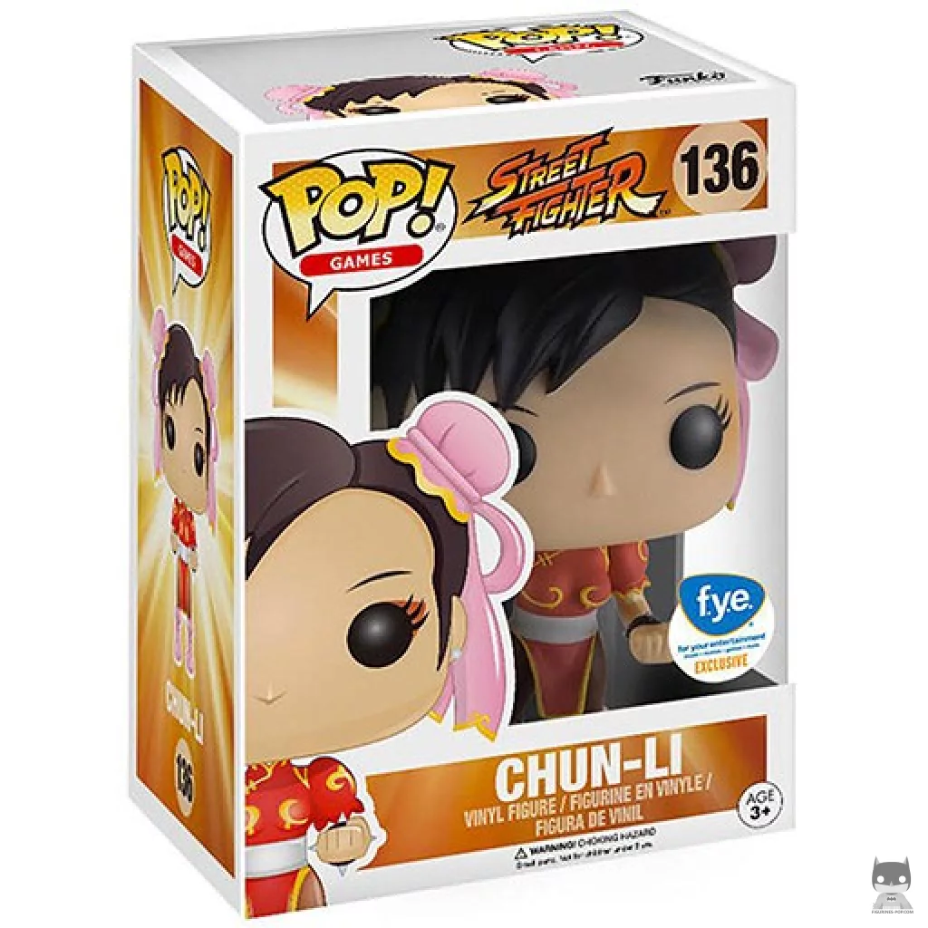 Figurine Funko POP Chun-Li (Rouge) avec boîte