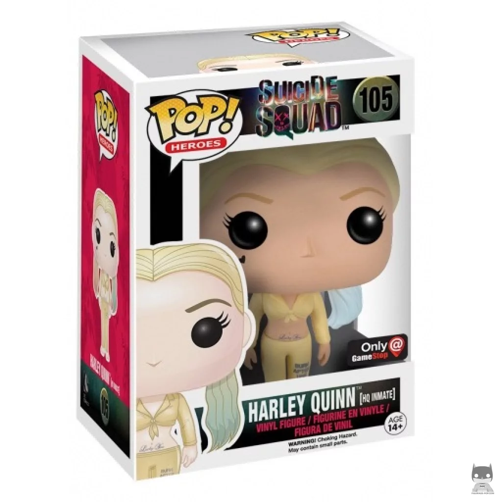 Figurine Funko POP Harley Quinn Détenue avec boîte