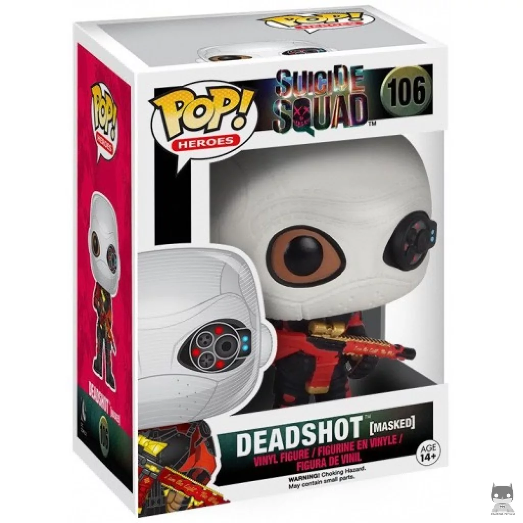 Figurine Funko POP Deadshot avec Masque avec boîte