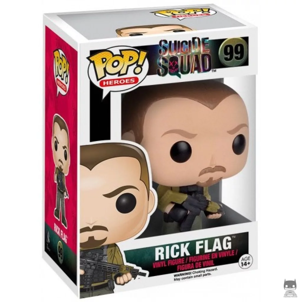 Figurine Funko POP Rick Flag avec boîte