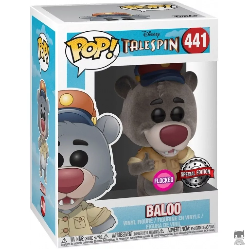 Figurine Funko POP L'Ours Baloo (Flocked) avec boîte
