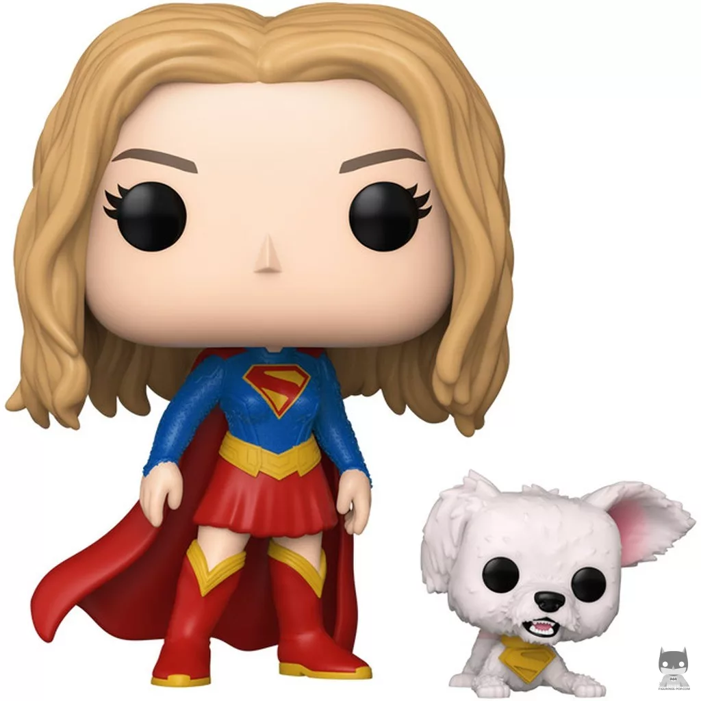 Figurine Funko POP Supergirl avec le chiot Krypto (Supergirl)
