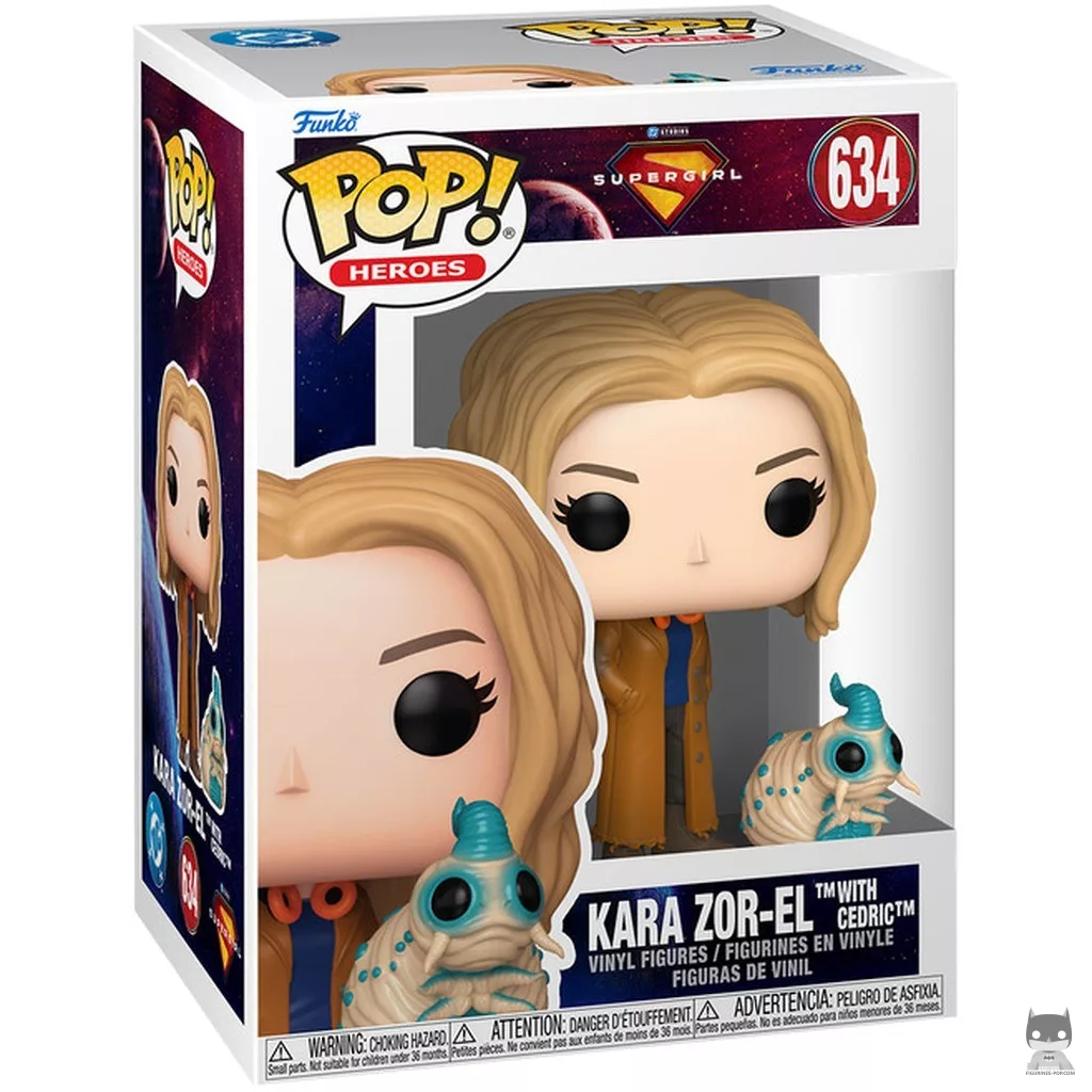 Figurine Funko POP Kara Zor-El avec Cedric avec boîte