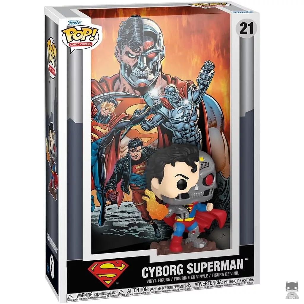 Figurine Funko POP Cyborg Superman Reign of the Supermen avec boîte