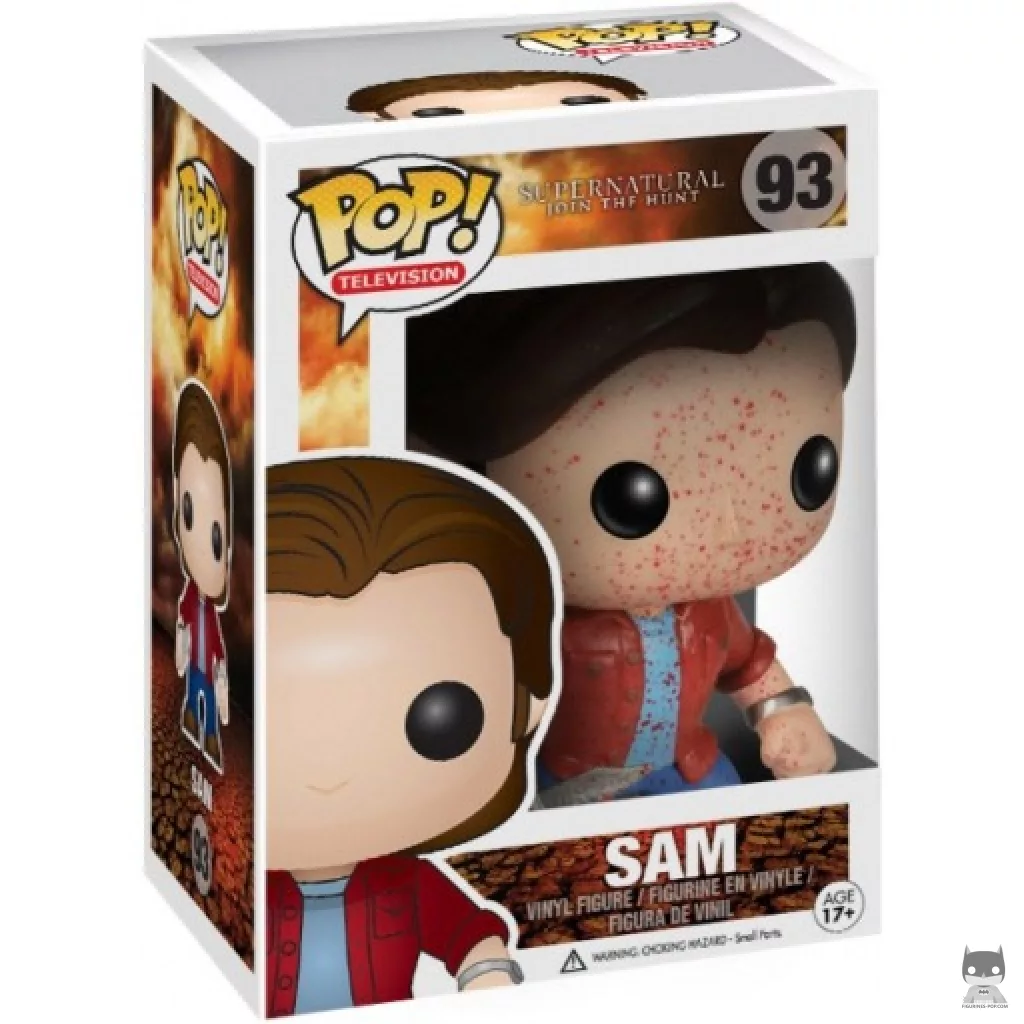 Figurine Funko POP Sam Winchester (Bloody) avec boîte