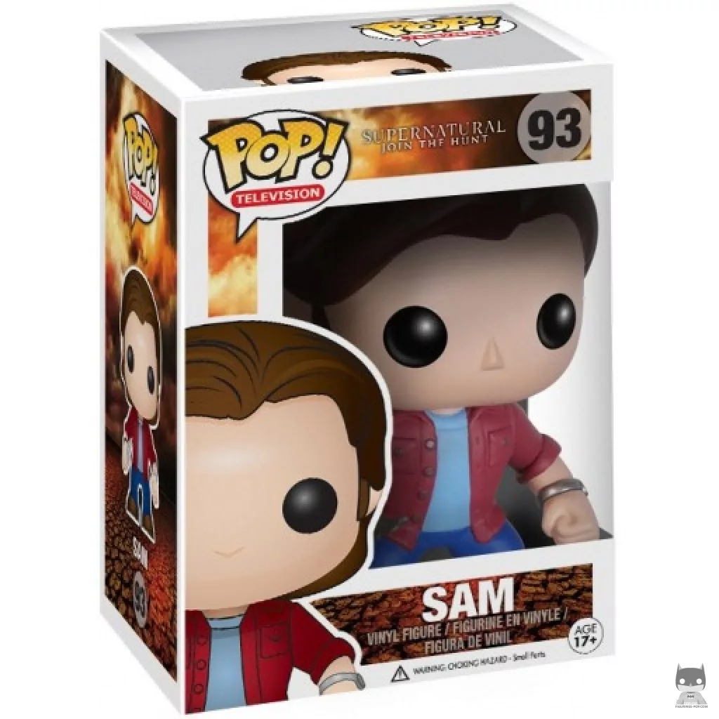 Figurine Funko POP Sam Winchester avec boîte
