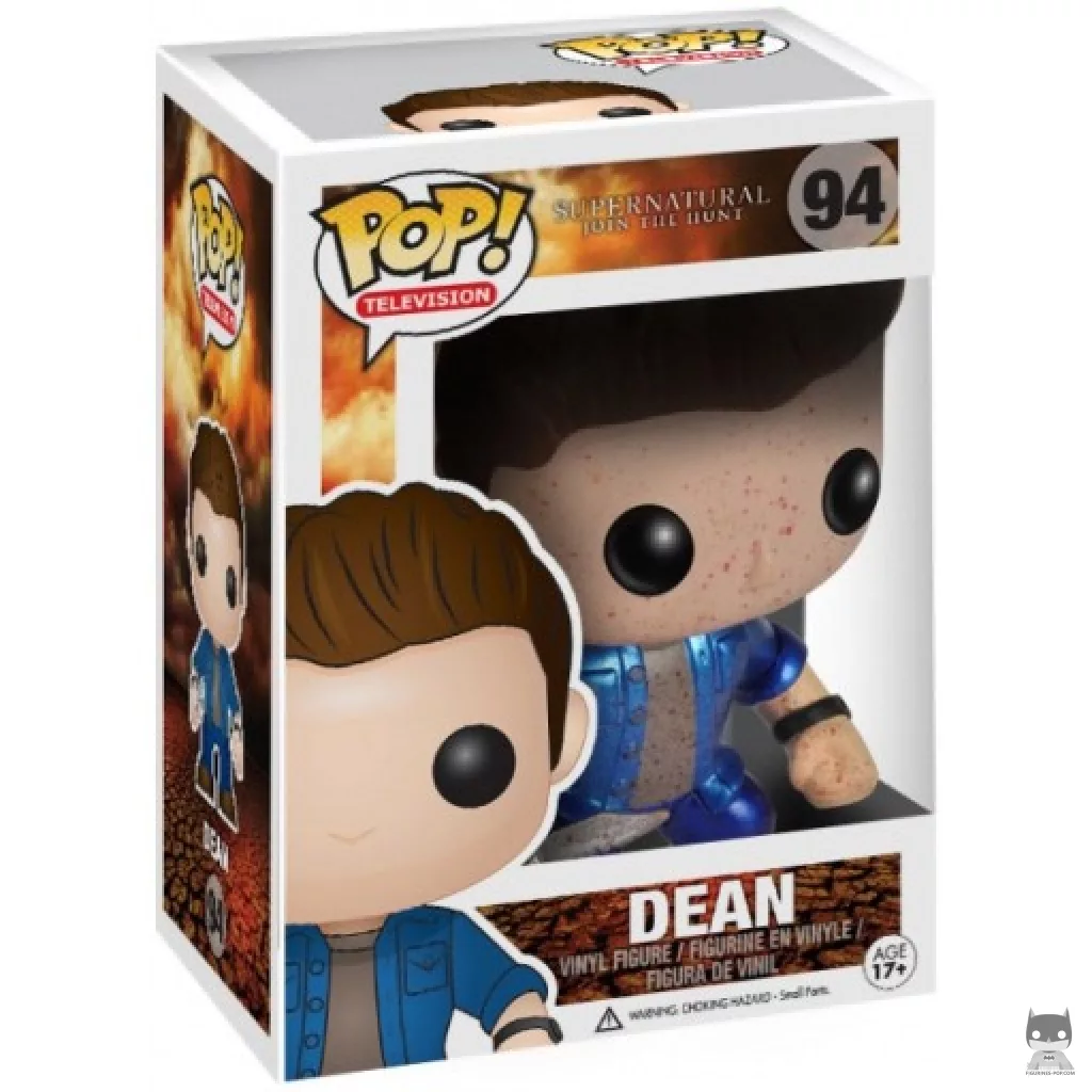 Figurine Funko POP Dean Winchester (Metallic) avec boîte