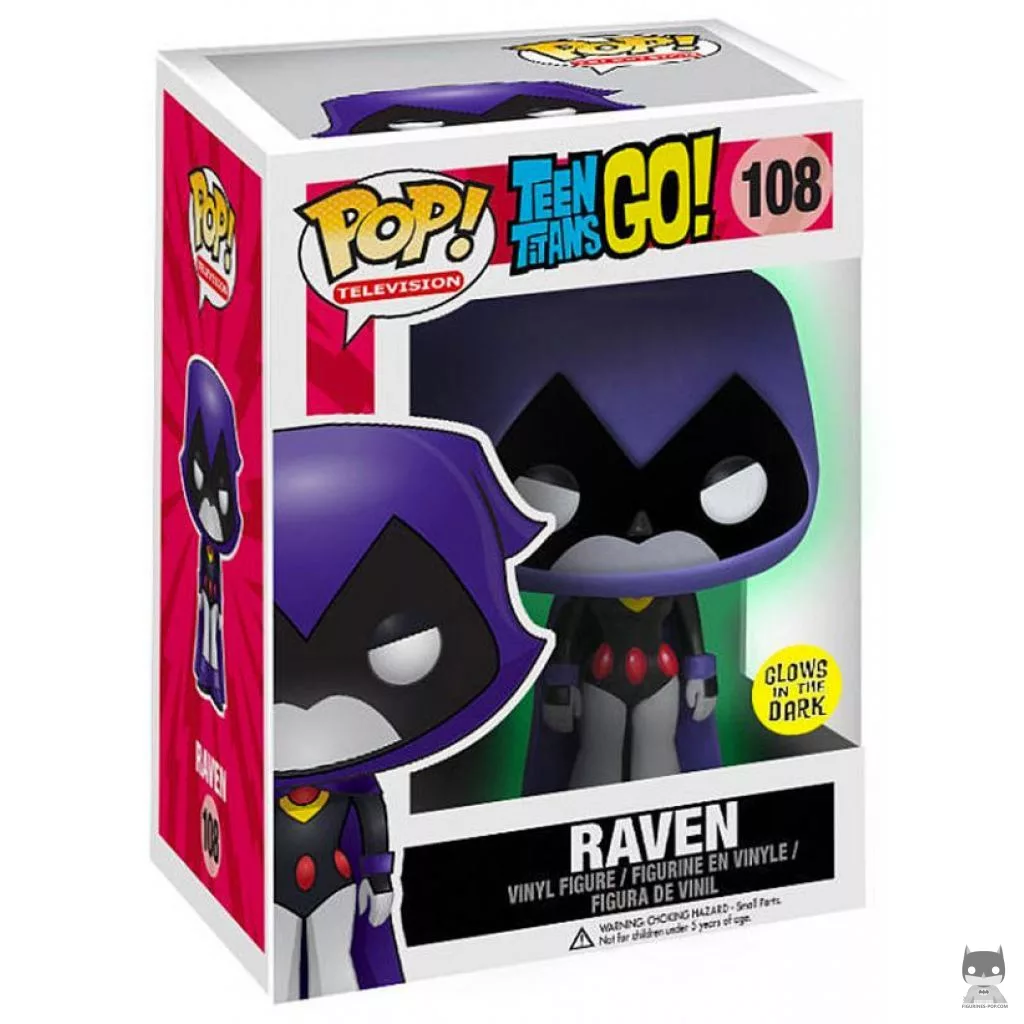 Figurine Funko POP Raven (Glow in the Dark) avec boîte
