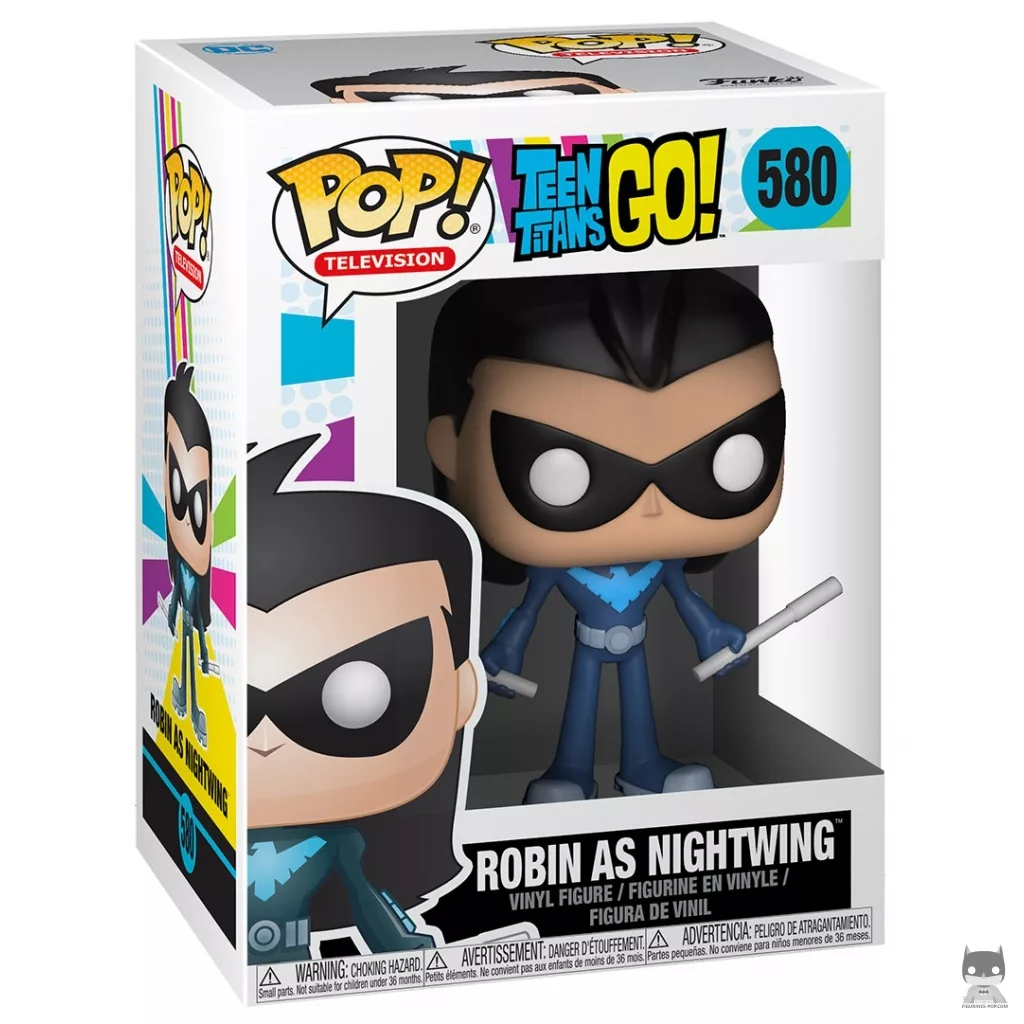Figurine Funko POP Robin en Nightwing avec boîte