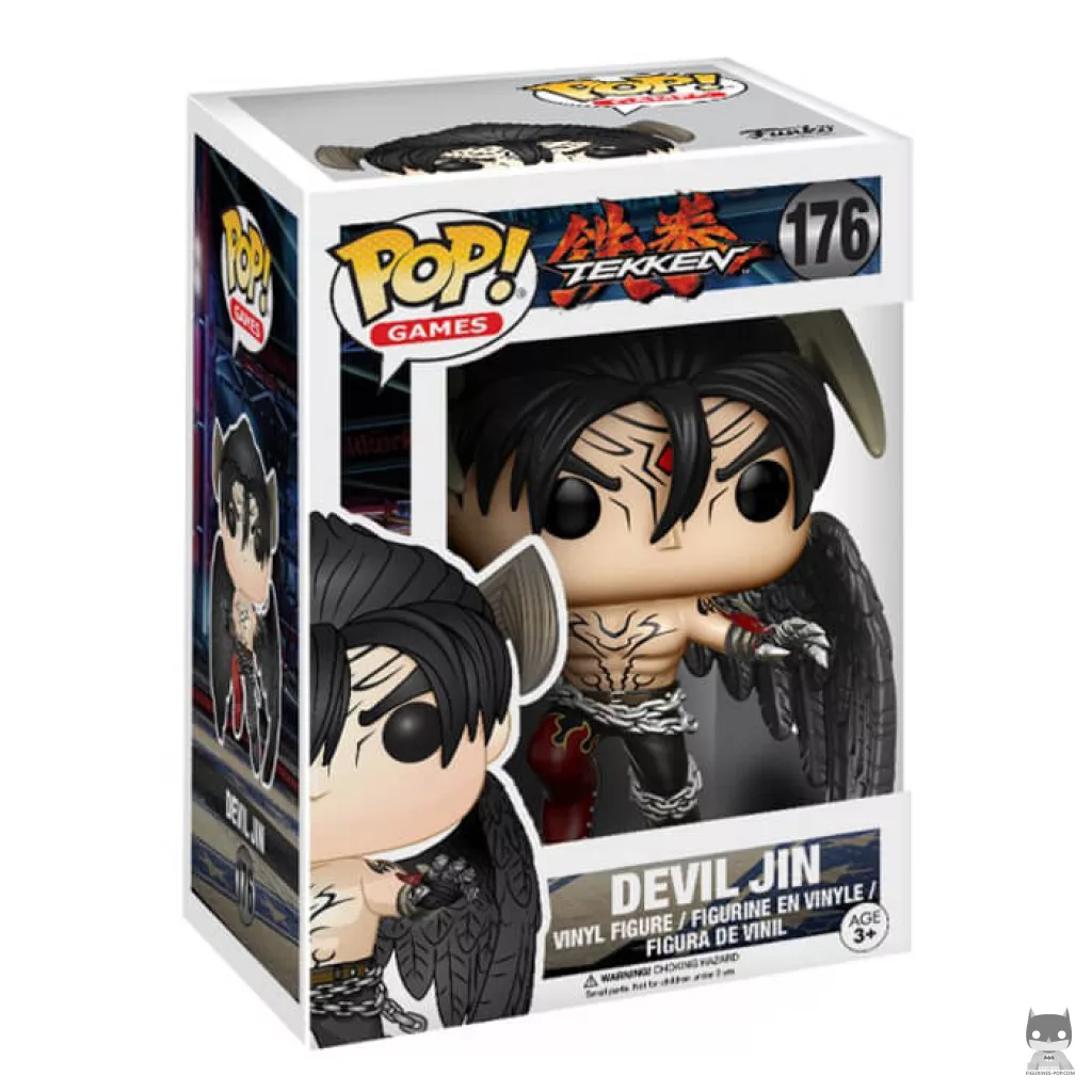 Figurine Funko POP Jin Kazama (Méchant) avec boîte