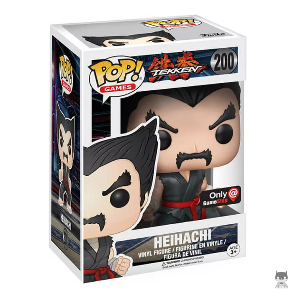 Figurine Funko POP Heihachi (Judo) (Noir et Rouge) avec boîte