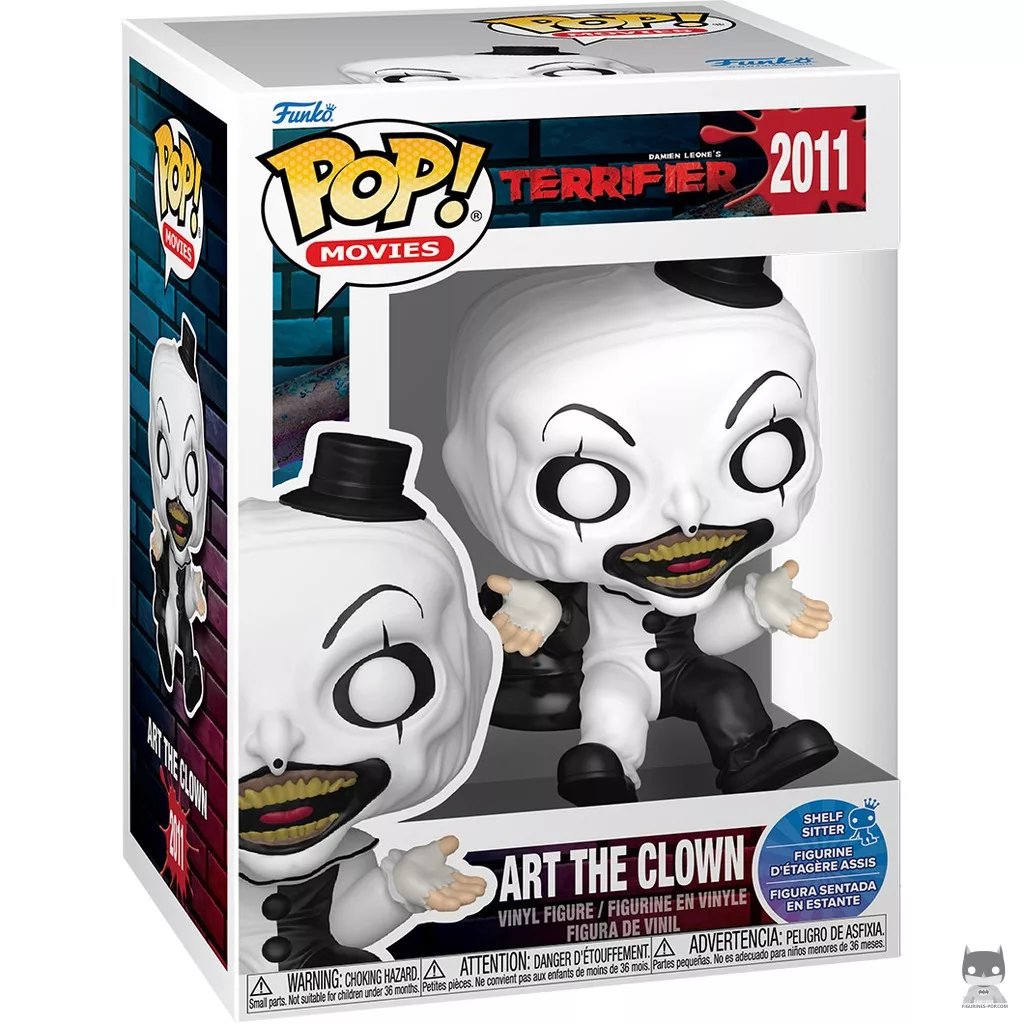 Figurine Funko POP Art le Clown (figurine d'étagère) avec boîte