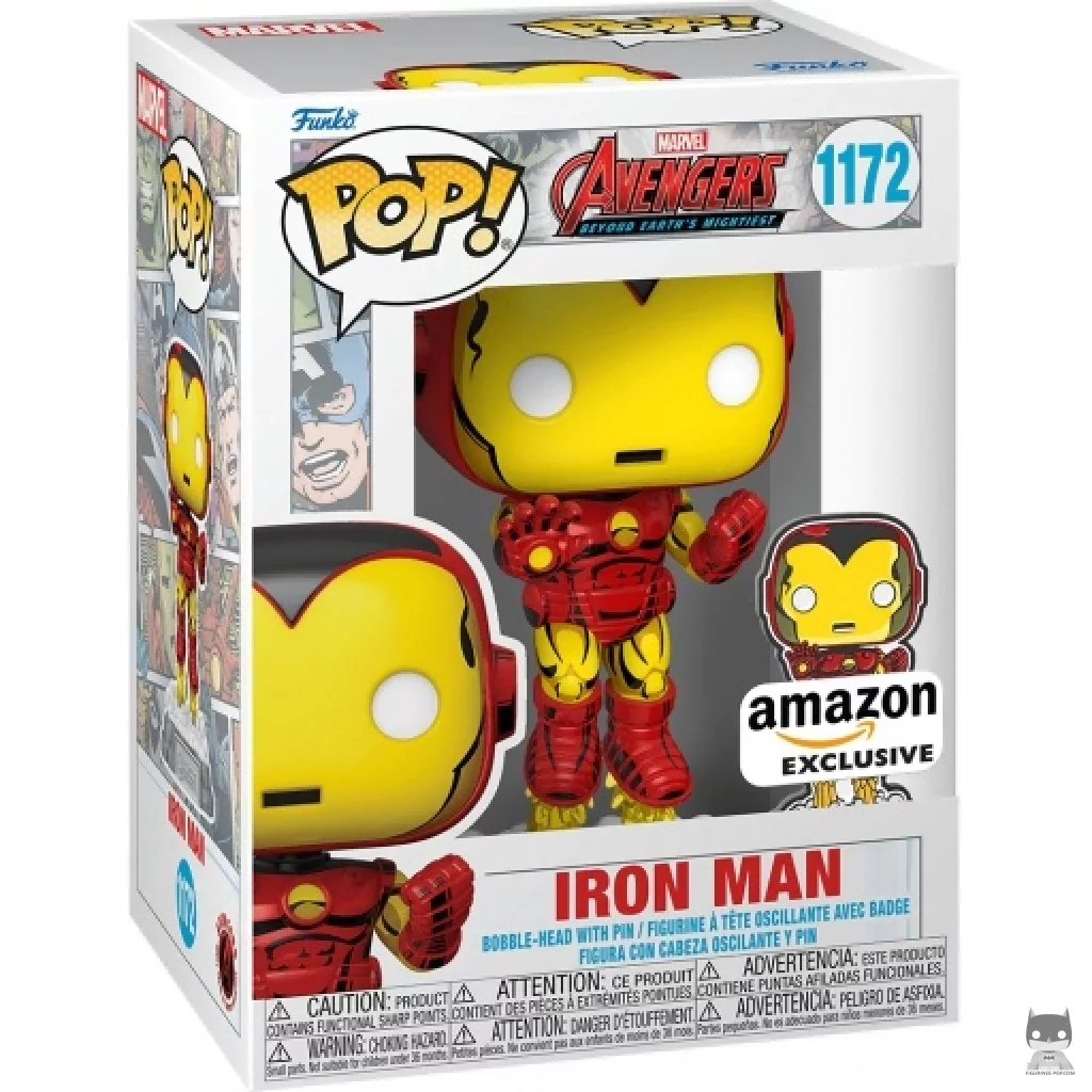 Figurine Funko POP Iron Man avec boîte