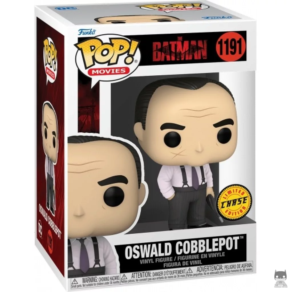 Figurine Funko POP Oswald Cobblepot (Chase) avec boîte