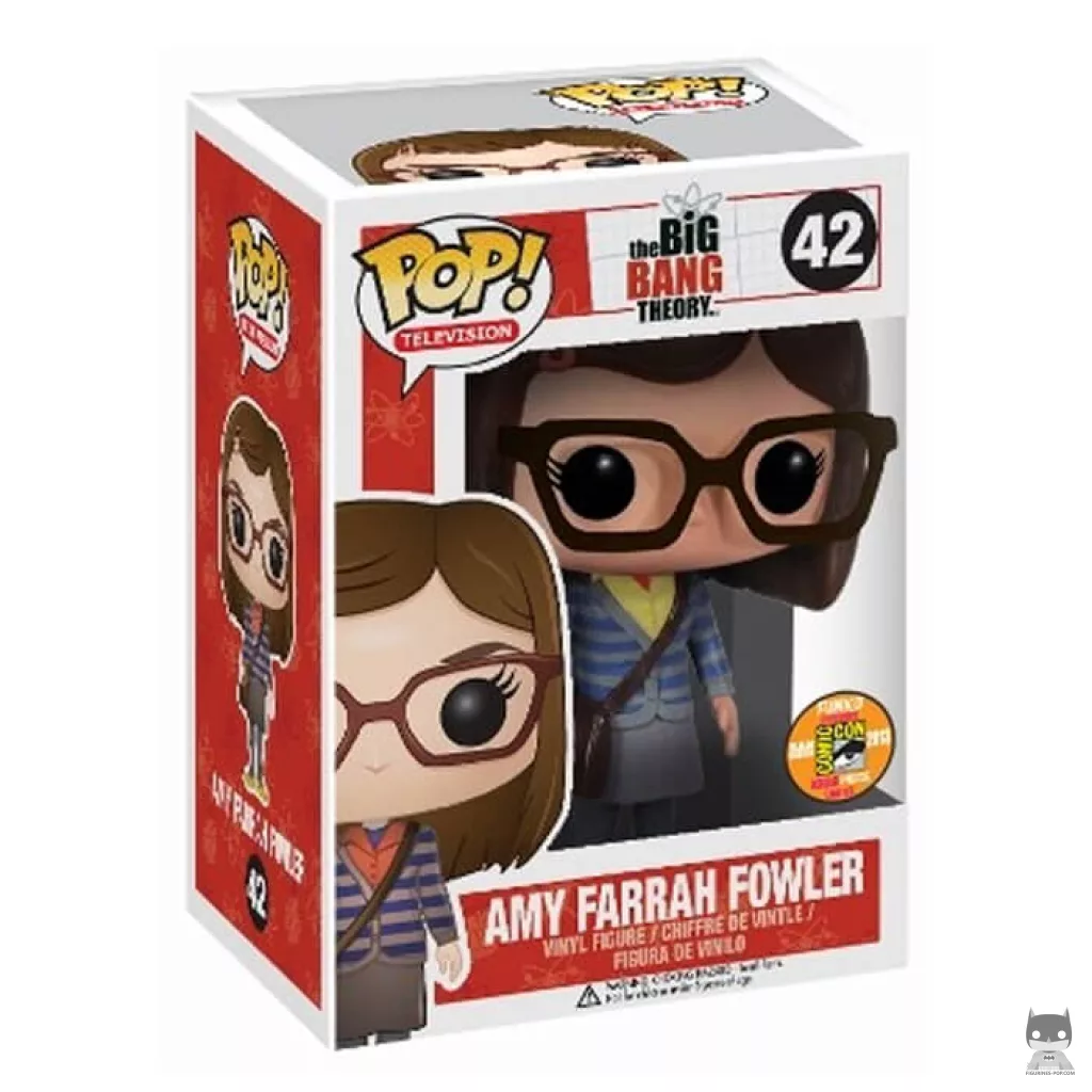 Figurine Funko POP Amy Farrah Fowler (Chaussures marron) avec boîte