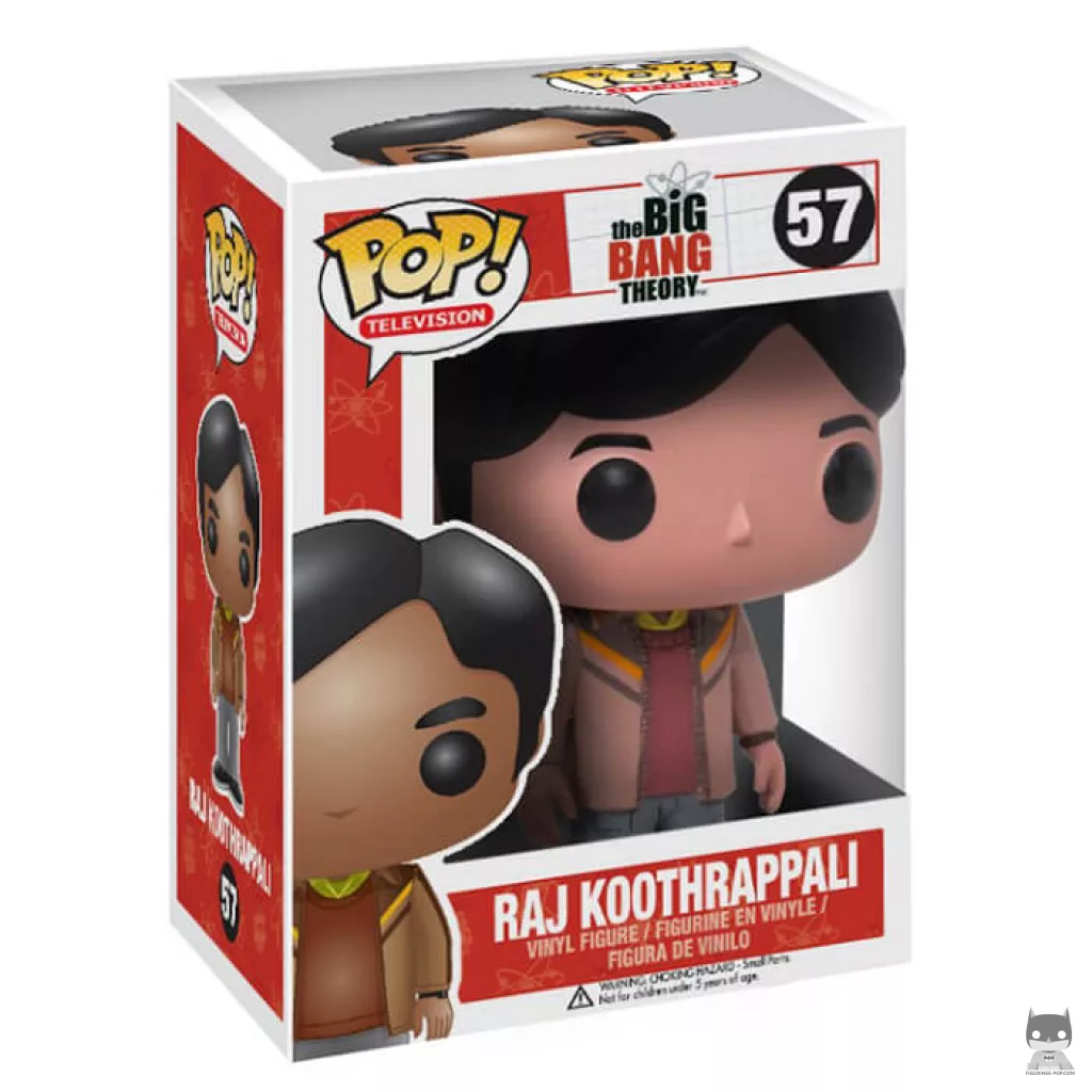 Figurine Funko POP Raj Koothrappali avec boîte